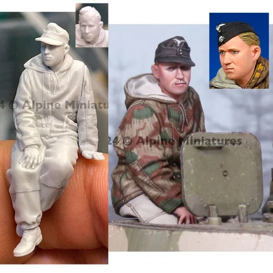 Alpine Miniatures 35316 1/35 German Panzer Crew - Model Figures