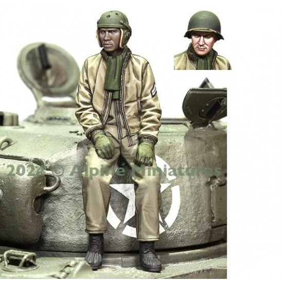 Alpine Miniatures 35319 1/35 US Tank Crew 761st TB #2 - Model Figures