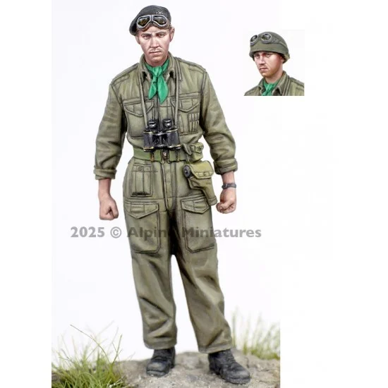 Alpine Miniatures 35328 1/35 British CW Tank Commander - Model Figures