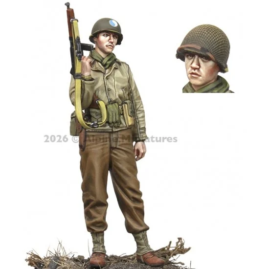 Alpine Miniatures 35334 1/35 WWII US Infantry Officer - Model Figures