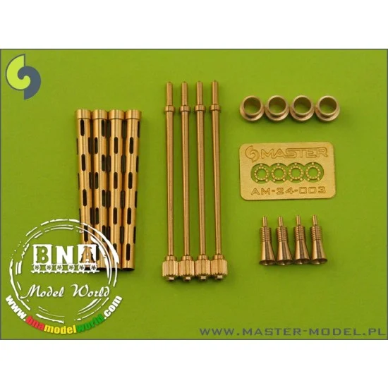 Master Models AM-24-001 1/24 British Mk 2 Browning .303 Caliber (7,7mm) Barrels (4pcs)