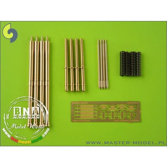 Master Models AM-24-004 1/24 Hispano Mk II 20mm Cannon (4pcs) for Airfix Mosquito