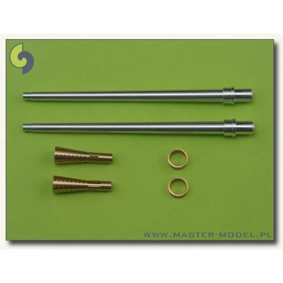 Master Models AM-32-014 1/32 German Aircraft Cannon 3,7cm Flakvierling 18 Gun Barrels (2pcs)
