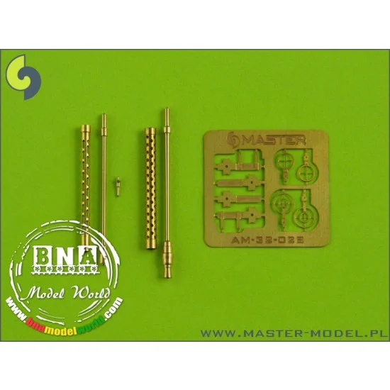 Master Models AM-32-028 1/32 Arado Ar 196 Armament Set (MG 17 & MG 15 Barrels) for Revell kit