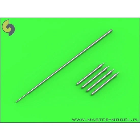 Master Models AM-32-073 1/32 Mikoyan MiG-19PM (Farmer E) - Missile Rails Nose Parts (4pcs) & Pitot Tube