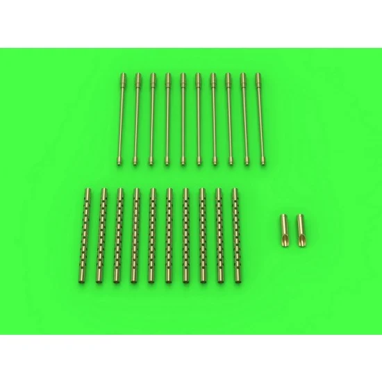 Master Models AM-32-119 1/32 B-24 Liberator Barrels set - 10 Browning M2 Aircraft .50 Caliber for Hobby Boss kits