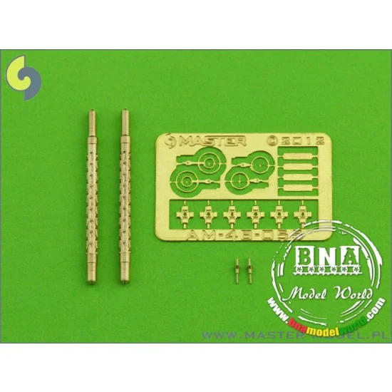 Master Models AM-48-055 1/48 German Aircraft Machine Gun MG 15 - Turned Barrels & Etched Sights (2pcs)