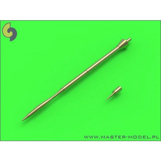 Master Models AM-48-077 1/48 IAI Kfir Pitot Tube & Angle of Attack Probe (Turned Brass)