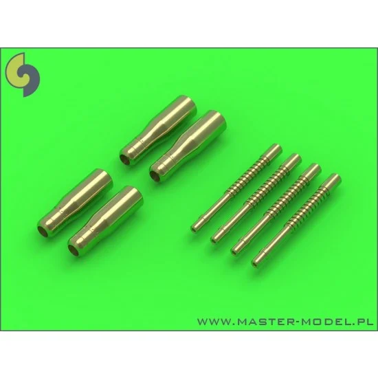 Master Models AM-48-084 1/48 Hawker Hurricane Mk.IIC Hispano Mk.I 20mm Cannons (w/Flat Recoil Springs)(4pcs)
