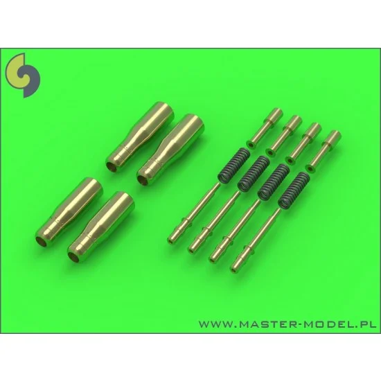 Master Models AM-48-085 1/48 Hawker Hurricane Mk.IIC Hispano Mk.II 20mm Cannons (w/Round Recoil Springs)(4pcs)