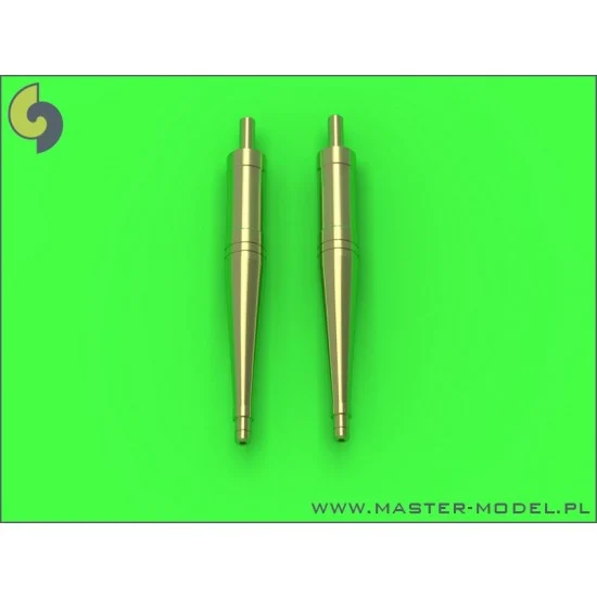 Master Models AM-48-086 1/48 Spitfire Mk.IXc Late Version Hispano Cannons (2pcs) in Fairings for Eduard kit