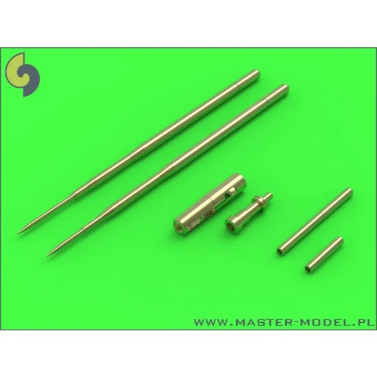 Master Models AM-48-090 1/48 MiG-17A/P/F (Fresco A, B, C) - 37mm and 23mm Gun Barrels Set & Pitot Tubes