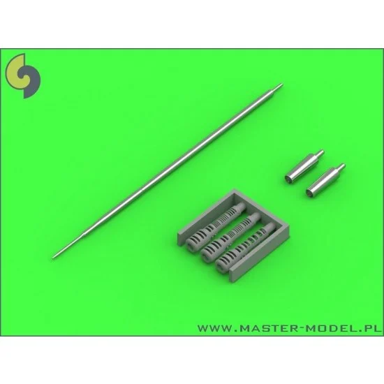 Master Models AM-48-092 1/48 Mikoyan MiG-19S (Farmer C) - 23mm Gun Barrels Set & Pitot Tube