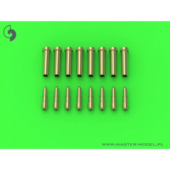 Master Models AM-48-164 1/48 Spitfire Mk.Ia/IIa/Va Browning .303 Barrel Tips for Eduard kits