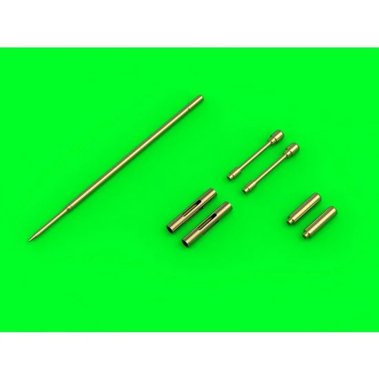 Master Models AM-48-168 1/48 F4F-3 Wildcat Early (Pre-War) - .50 Browning Gun Barrels with Oblong Holes & Early Pitot Tube