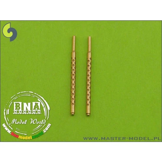 Master Models AM-72-001 1/72 Browning M2 Aircraft .50 Caliber (12.7mm) Barrels (2pcs)