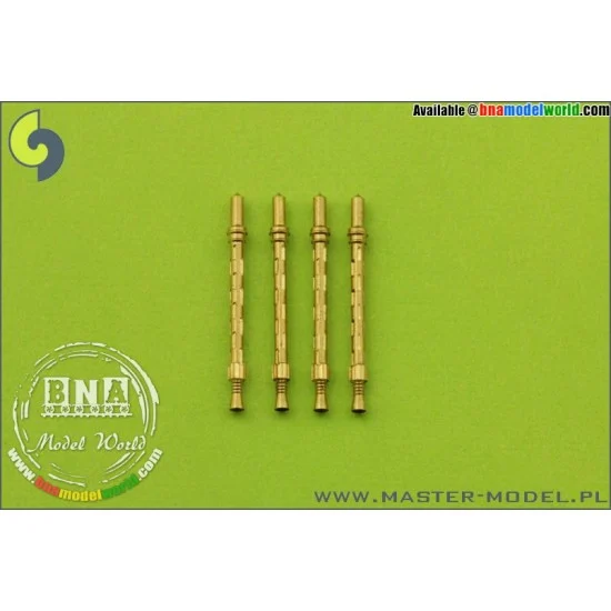 Master Models AM-72-031 1/72 British Mk 2 Browning .303 Caliber (7.7mm) with Flash Hider (4pcs)