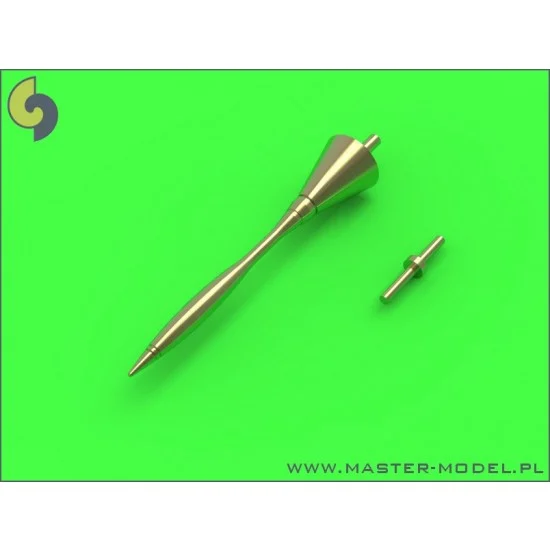 Master Models AM-72-058 1/72 Dassault Mirage F.1 Pitot Tube & Angle of Attack Probe (Turned Brass)