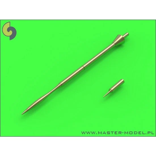 Master Models AM-72-059 1/72 IAI Kfir Pitot Tube & Angle of Attack Probe (Turned Brass)