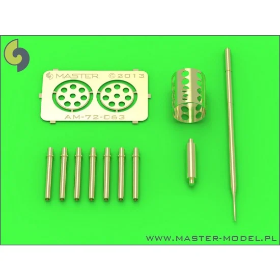 Master Models AM-72-063 1/72 Fairchild A-10 Thunderbolt II GAU-8 Avenger Gun Tip and Pitot Tube