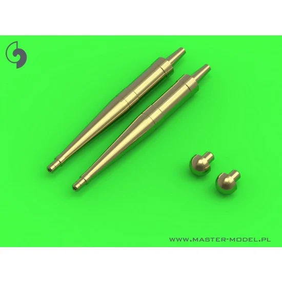 Master Models AM-72-116 1/72 Spitfire Mk.VIII/IXc - Hispano 20mm Turned Brass Cannons in Fairings for Eduard kit