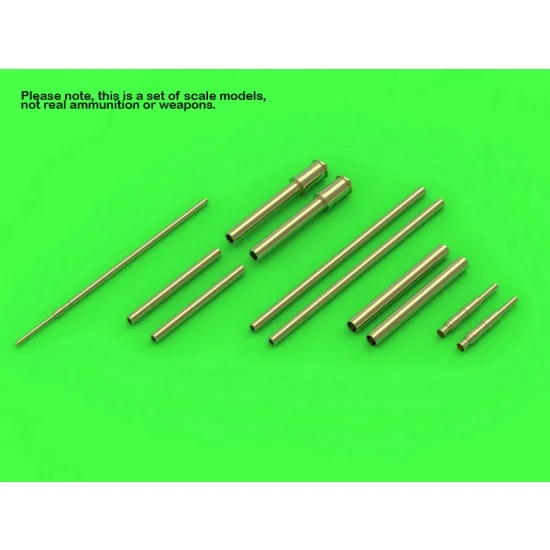 Master Models AM-72-134 1/72 Fw 190 A7-A9 Armament Set (MG 131, MG 151, MK 108) & Pitot Tube for Eduard kits