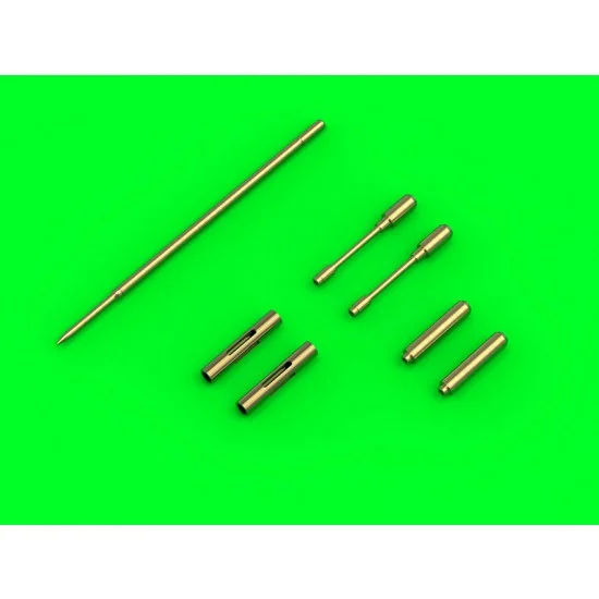 Master Models AM-72-154 1/72 F4F-3 Wildcat Early (Pre-War) - .50 Browning Gun Barrels with Oblong Holes & Early Pitot Tube
