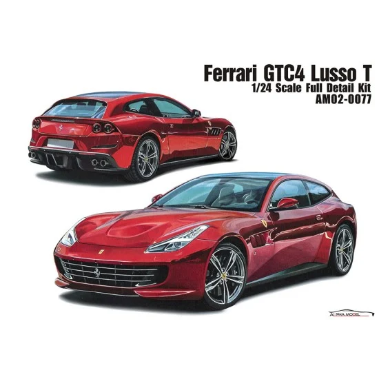 ALPHA Model AM02-0077 1/24 Ferrari GTC4 Lusso T Grand Tourer (GT)