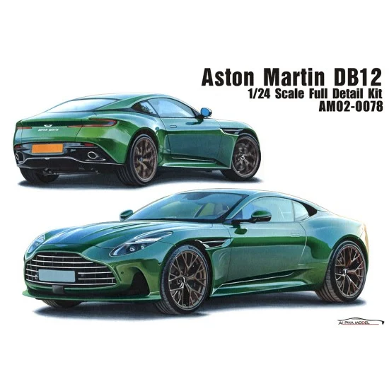 ALPHA Model AM02-0078 1/24 Aston Martin DB12 Grand Tourer (GT)