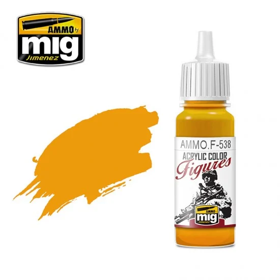 AMMO by Mig Jimenez F-538 Acrylic Colours for Figures - Bright Orange (17ml)