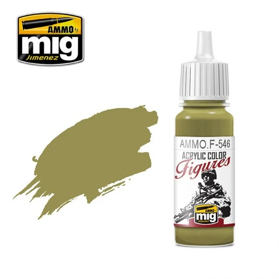 AMMO by Mig Jimenez F-546 Acrylic Colours for Figures - Ochre Brown (17ml)