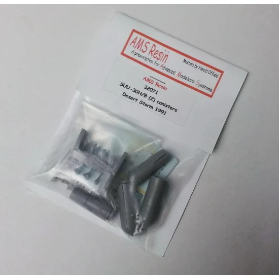 AMS Resin 32071 1/32 SUU-30H/B Canisters (2pcs) with ZOTZ Decals (Desert Storm)