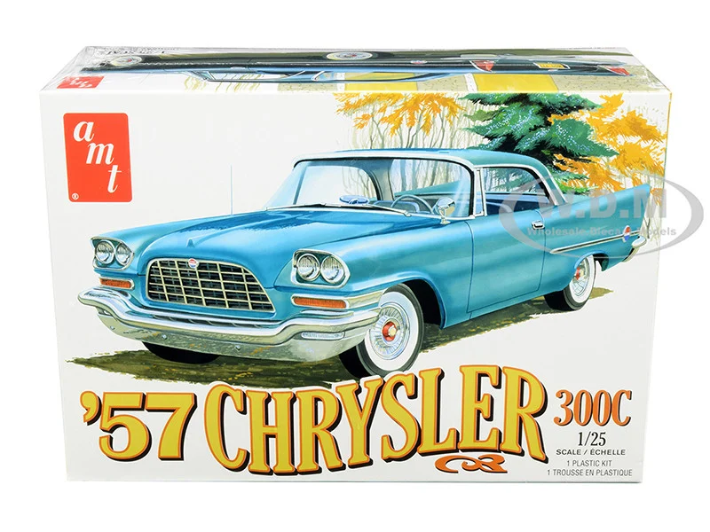 Skill 2 Model Kit 1957 Chrysler 300C 1/25 Scale Model by AMT - Chrysler Models