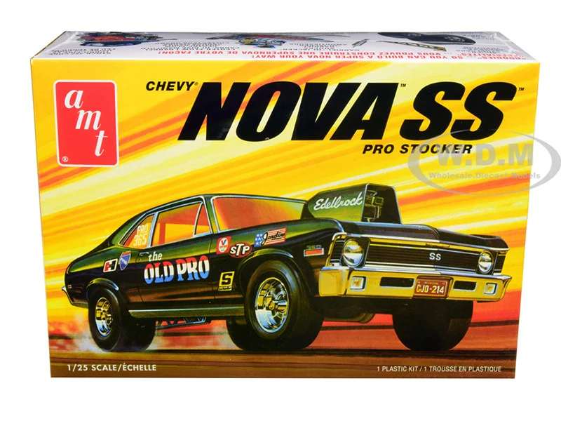 Skill 2 Model Kit 1972 Chevrolet Nova SS "Pro Stocker" 1/25 Scale Model by AMT - Chevrolet Models