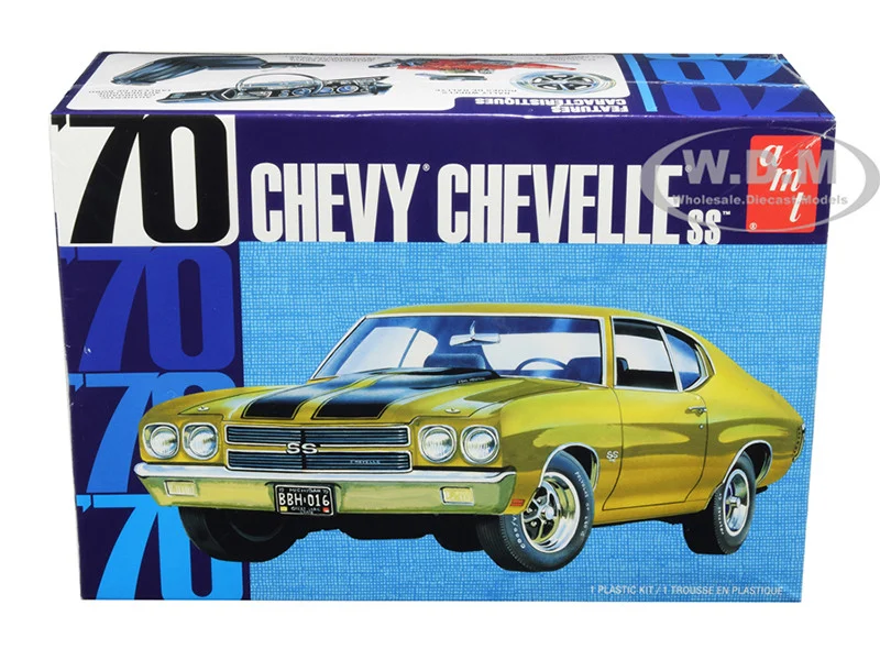 Skill 2 Model Kit 1970 Chevrolet Chevelle SS 1/25 Scale Model by AMT - Chevrolet Models
