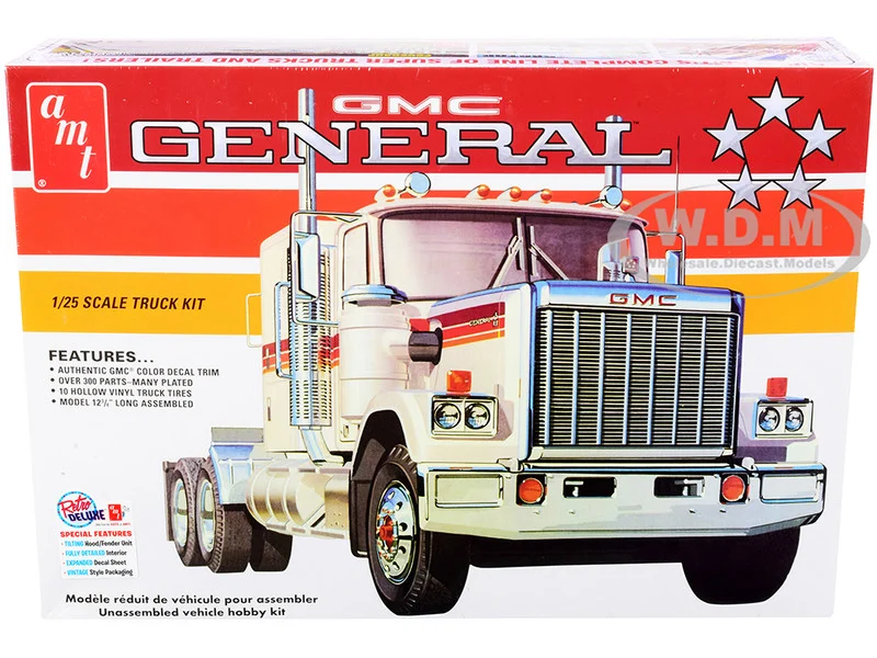 Skill 3 Model Kit GMC General Truck Tractor 1/25 Scale Model by AMT - GMC Models