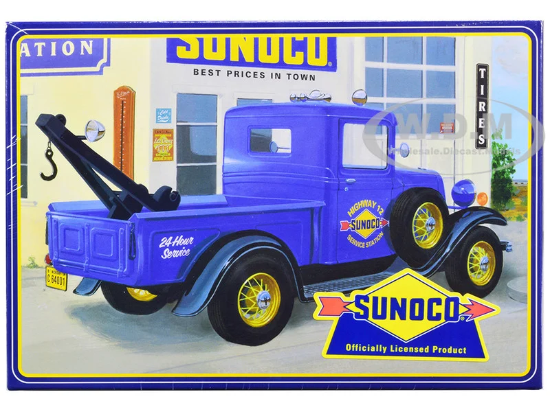 Skill 2 Model Kit 1934 Ford Pickup Truck "Sunoco" 3 in 1 Kit 1/25 Scale Model by AMT - Ford Models
