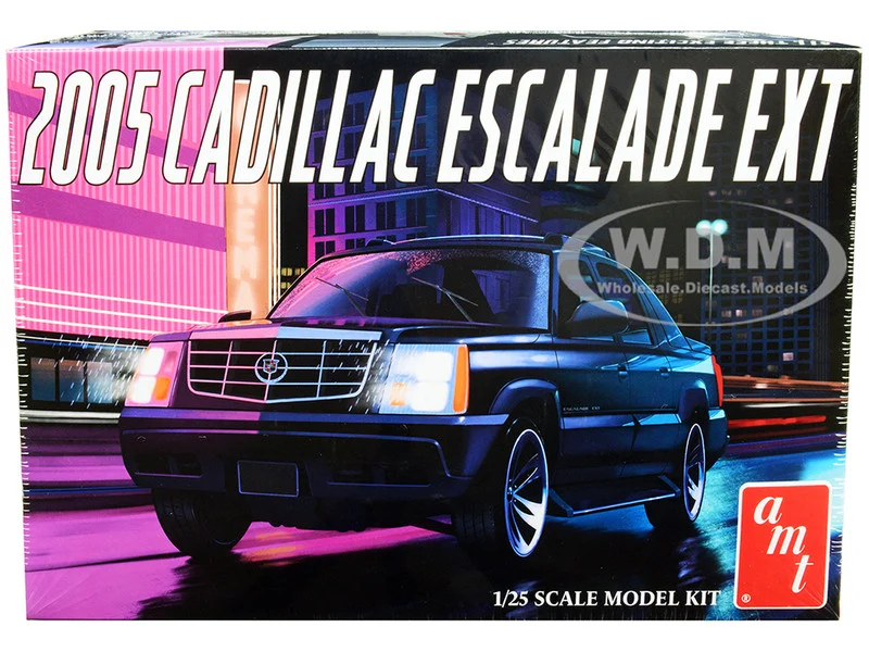 Skill 2 Model Kit 2005 Cadillac Escalade EXT 1/25 Scale Model by AMT - Cadillac Models