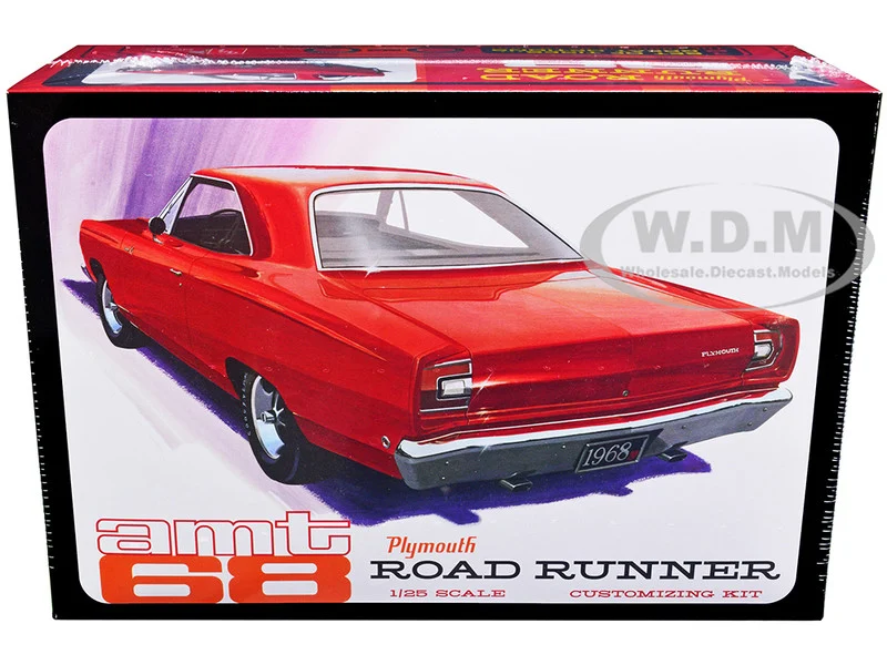 Skill 2 Model Kit 1968 Plymouth Road Runner 1/25 Scale Model by AMT - Plymouth Models