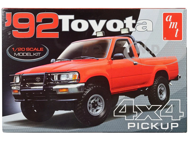 Skill 2 Model Kit 1992 Toyota 4x4 Pickup Truck (2023) 1/20 Scale Model by AMT - Toyota Models