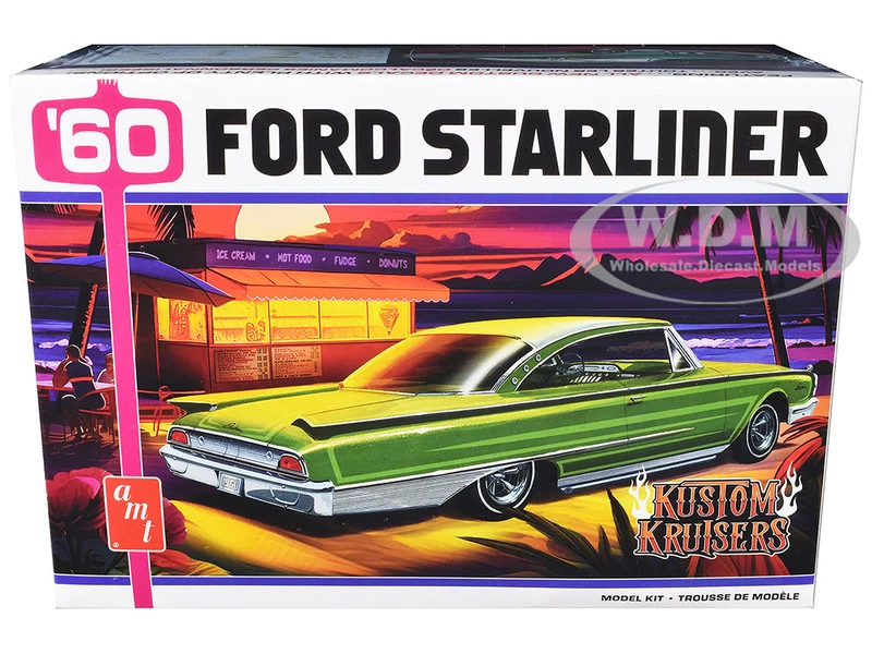 Skill 2 Model Kit 1960 Ford Starliner "Kustom Kruisers" 1/25 Scale Model by AMT - Ford Models