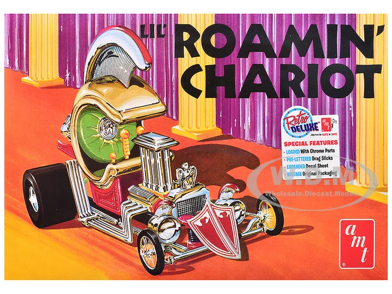 Skill 2 Model Kit "Lil' Roamin'" Chariot Show Rod 1/25 Scale Model by AMT - Model Kits (To Built)