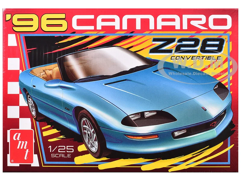 Skill 2 Model Kit 1996 Chevrolet Camaro Z28 Convertible 1/25 Scale Model by AMT - Chevrolet Models