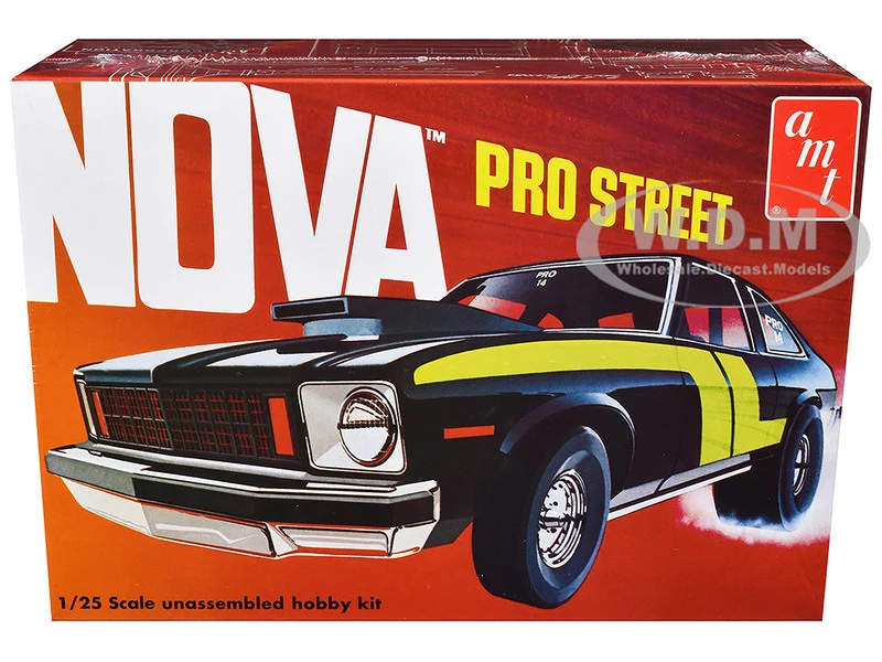 Skill 2 Model Kit Chevrolet Nova Pro Street 1/25 Scale Model by AMT - Chevrolet Models