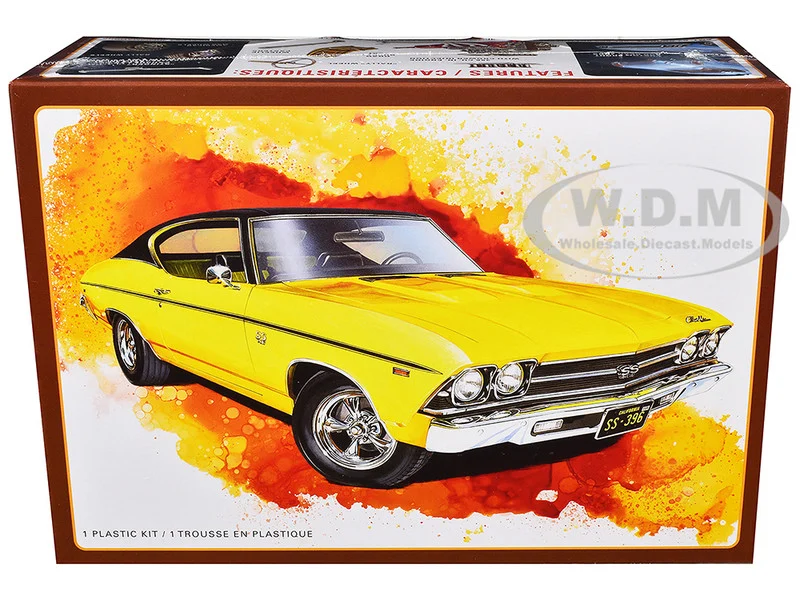 Skill 2 Model Kit 1969 Chevrolet Chevelle SS 396 1/25 Scale Model by AMT - Chevrolet Models