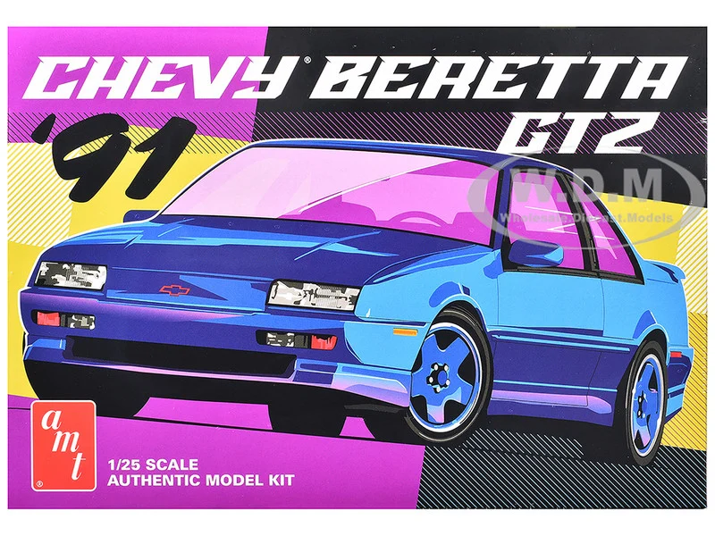 Skill 2 Model Kit 1991 Chevrolet Beretta GTZ 1/25 Scale Model by AMT - Chevrolet Models