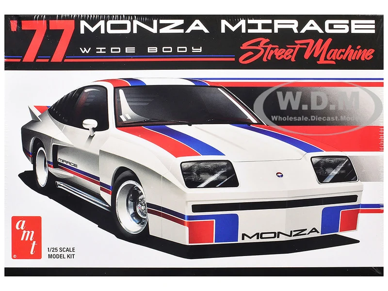 Skill 2 Model Kit 1977 Chevrolet Monza Mirage Wide Body "Street Machine" 1/25 Scale Model by AMT - Chevrolet Models