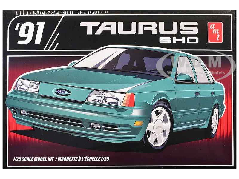 Skill 2 Model Kit 1991 Ford Taurus SHO 1/25 Scale Model by AMT - Ford Models