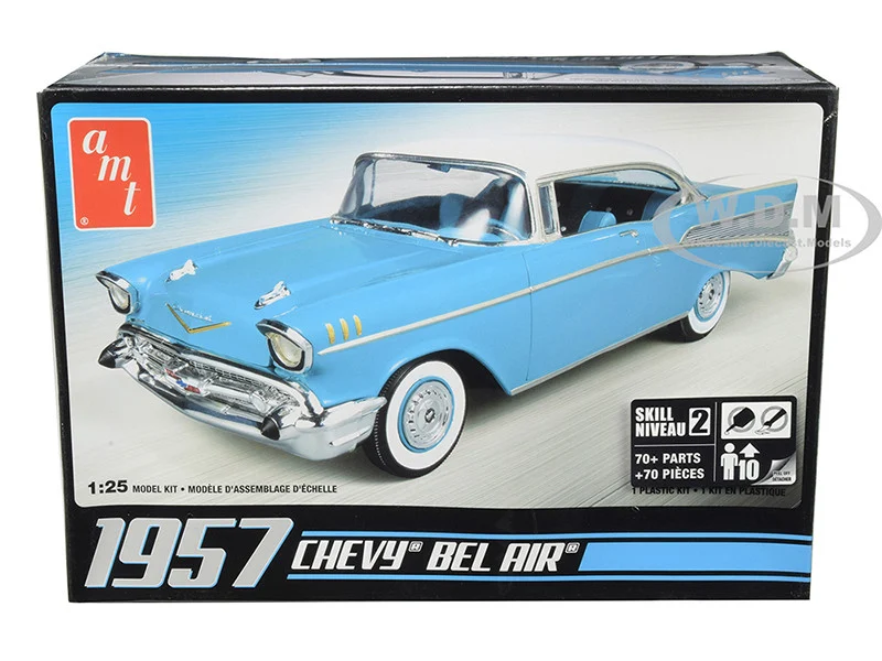 Skill 2 Model Kit 1957 Chevrolet Bel Air 1/25 Scale Model by AMT - Chevrolet Models