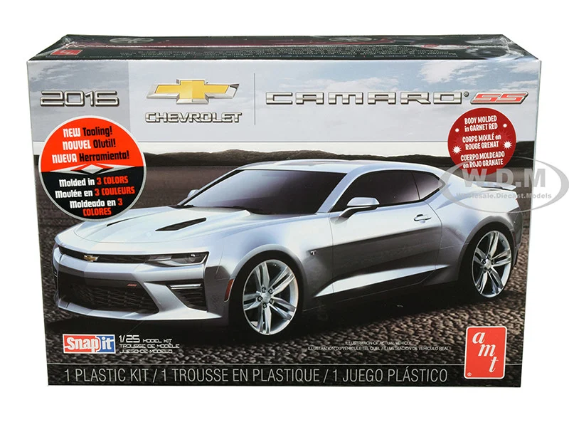 Skill 1 Snap Model Kit 2016 Chevrolet Camaro SS 1/25 Scale Model by AMT - Chevrolet Models